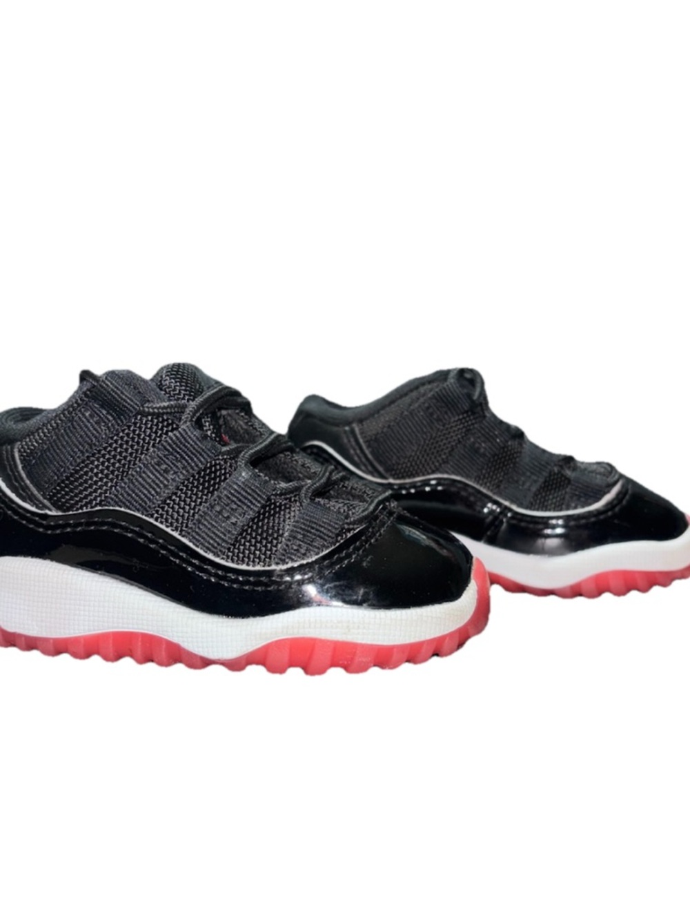 Nike Jordan 11 Retro Low (TD) Bred Black/Varsity Red-White FV5120-006 Boys 4C